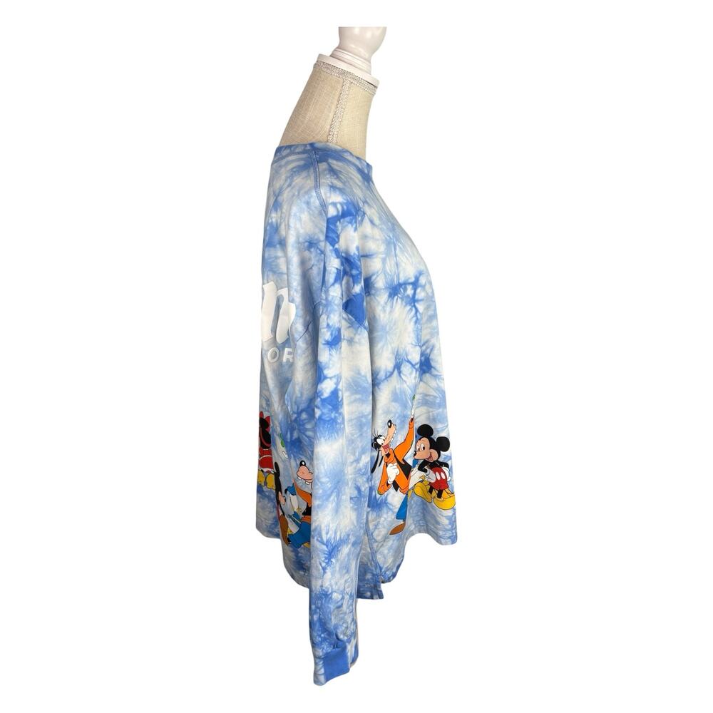 Disneyland Resort Long Sleeve Tie Dye Graphic Celebration Shirt Women's Large - Picture 5 of 9